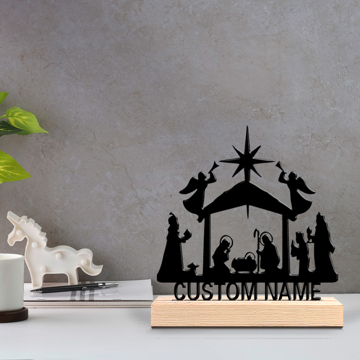 Home Office Living Room - 1pc Romantic Personalized Custom Pilgrimage Metal