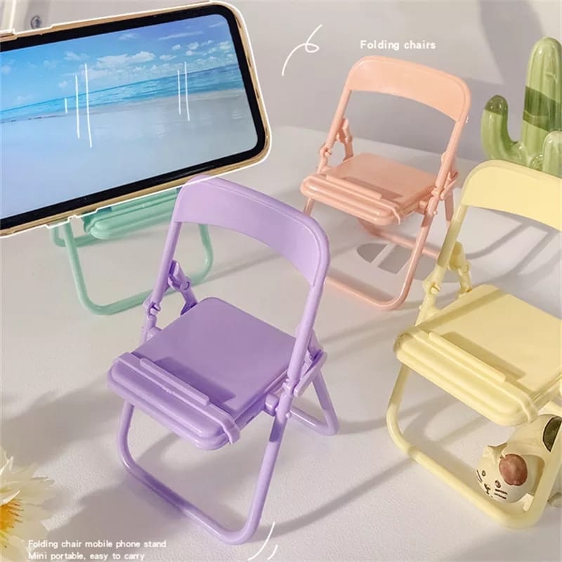 Home Office Living Room - Cute Chair Phone Holder Stand Creative