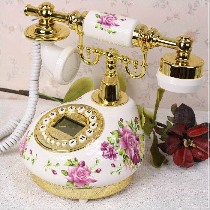 Corded Telephone Retro Landlin - Home Office Call Center avaliação e preço