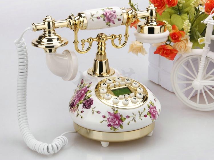 Corded Telephone Retro Landlin - Home Office Call Center avaliação e preço