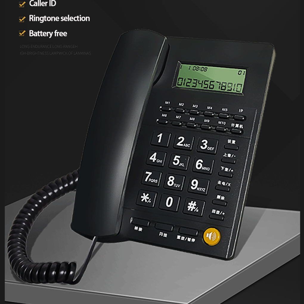 New Landline Telephone Desktop - Home Office Call Center avaliação e preço