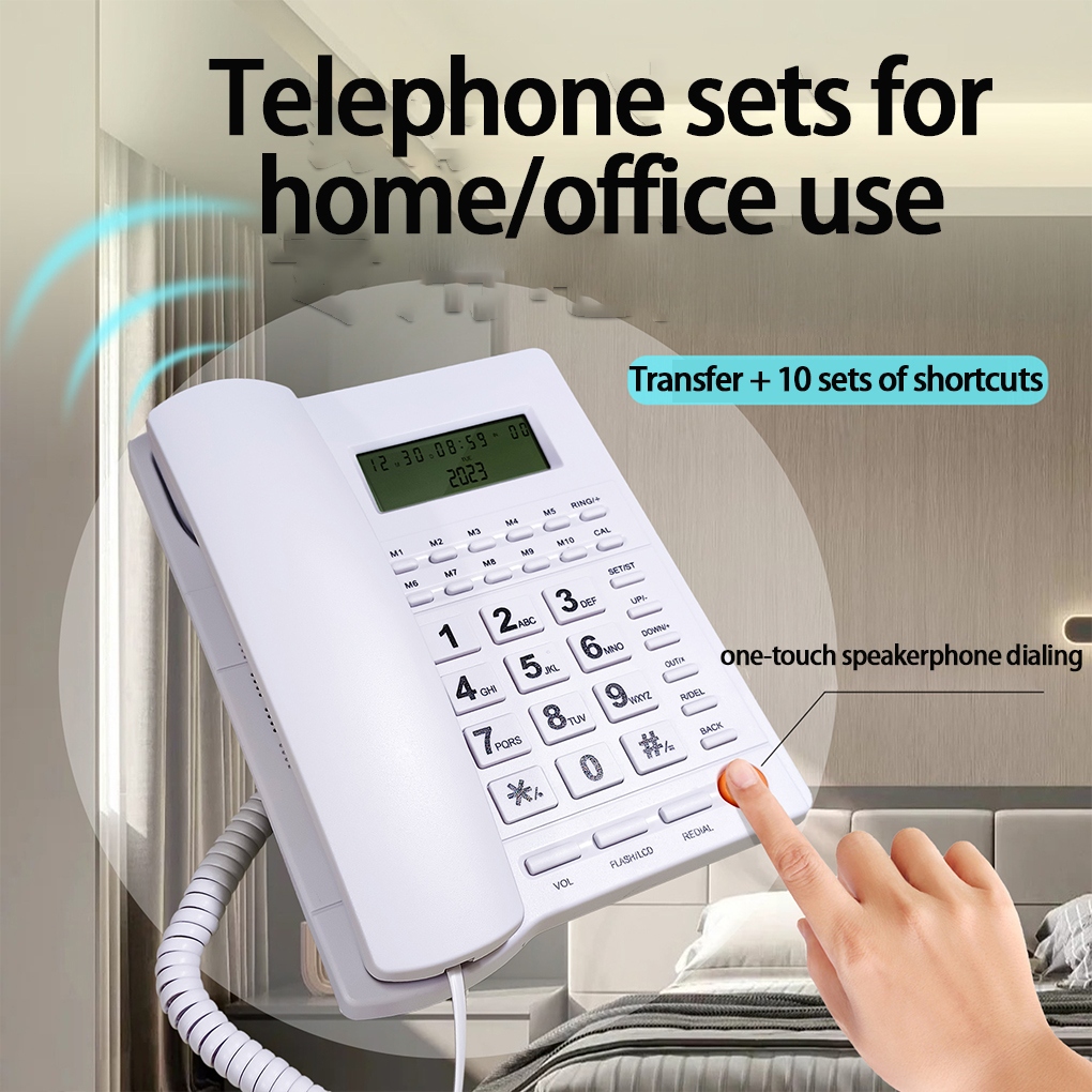 New Landline Telephone Desktop - Home Office Call Center avaliação e preço