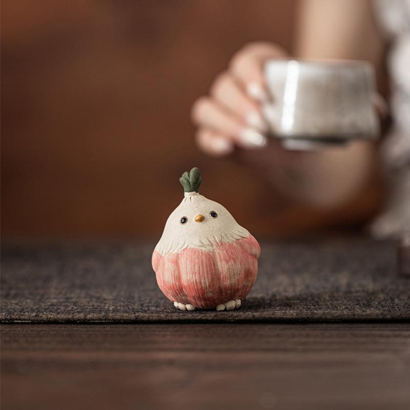 【S】Creative Garlic Bird Tea Pe - Home Office Design Ideas avaliação e preço