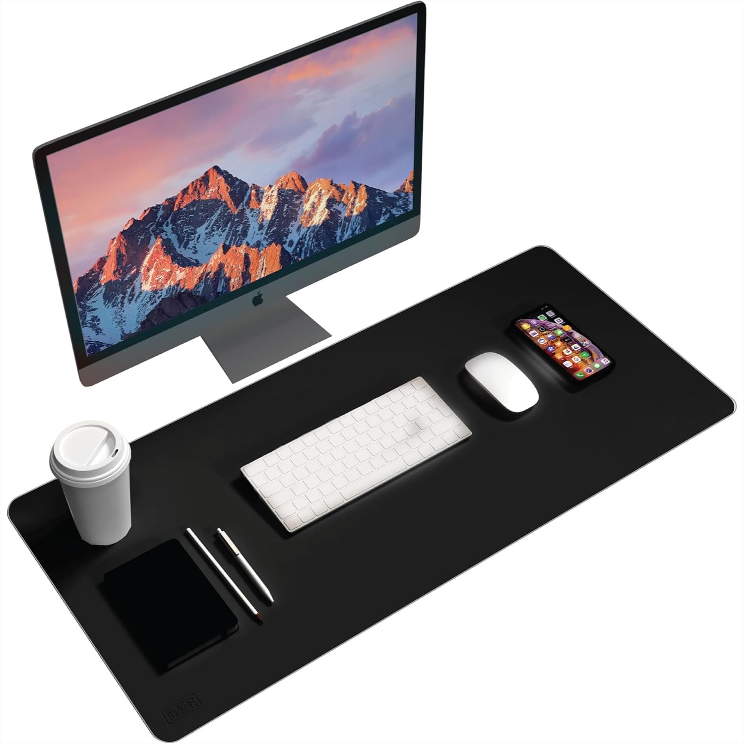 Faux Leather Desk Mat for Keyb - Desk Mat Leather avaliação e preço