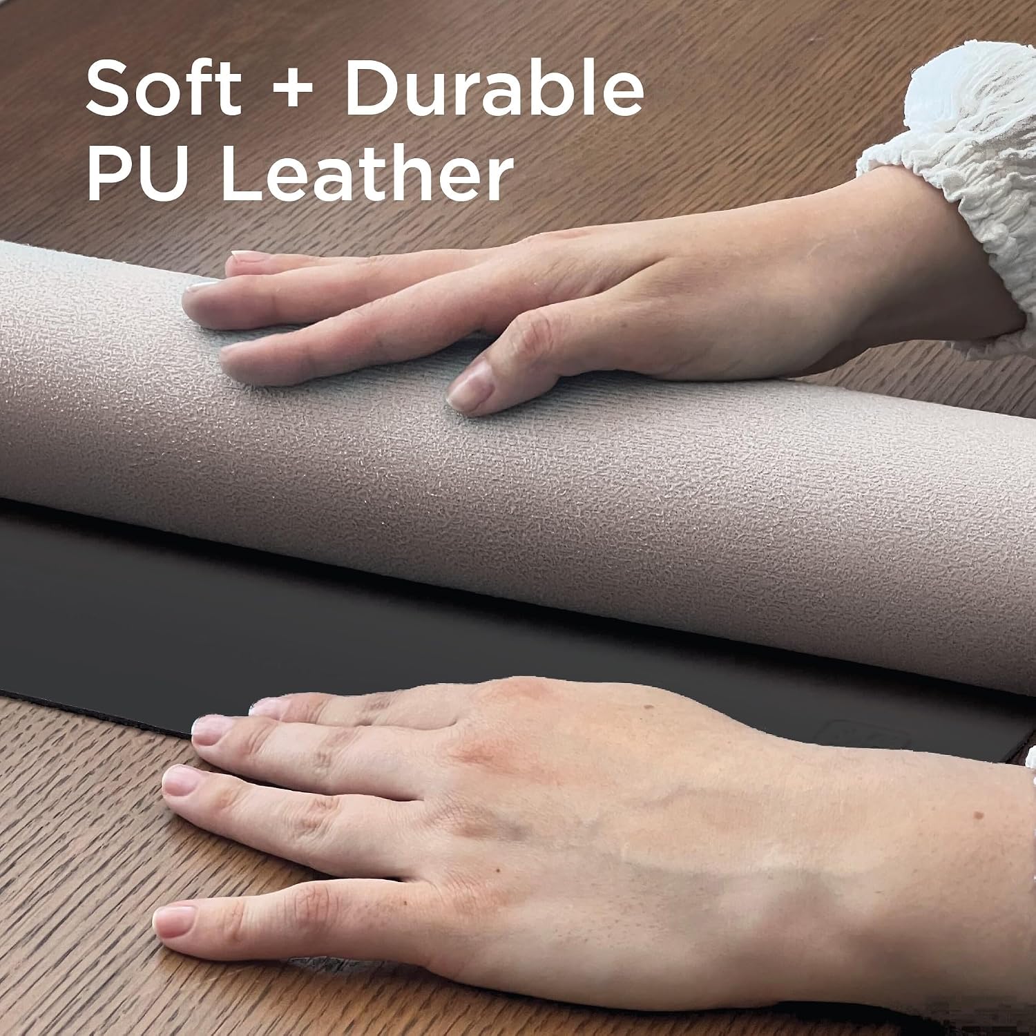 Faux Leather Desk Mat for Keyb - Desk Mat Leather avaliação e preço
