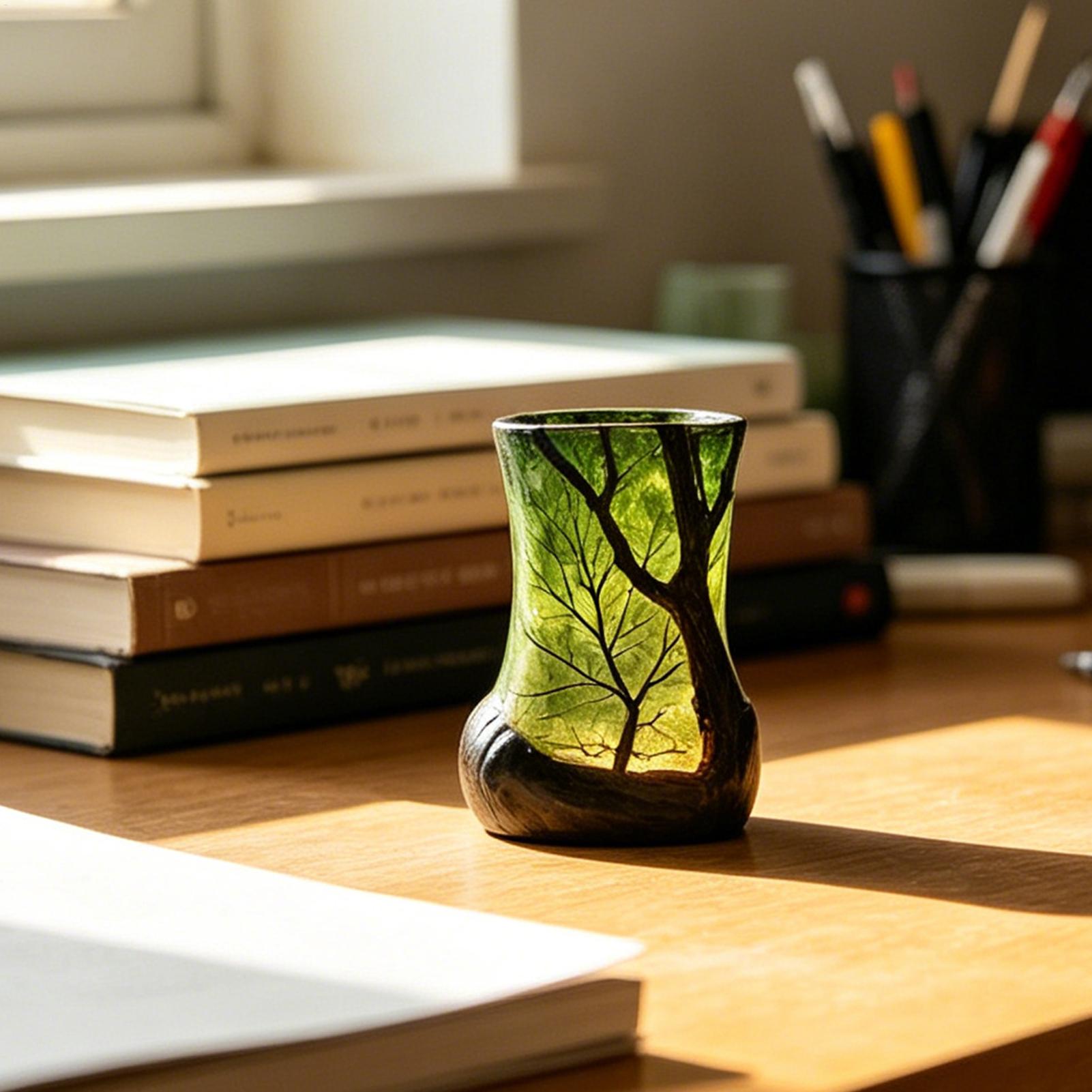 Bedside Table Lamp Forest Nigh - Home Office Work Table avaliação e preço