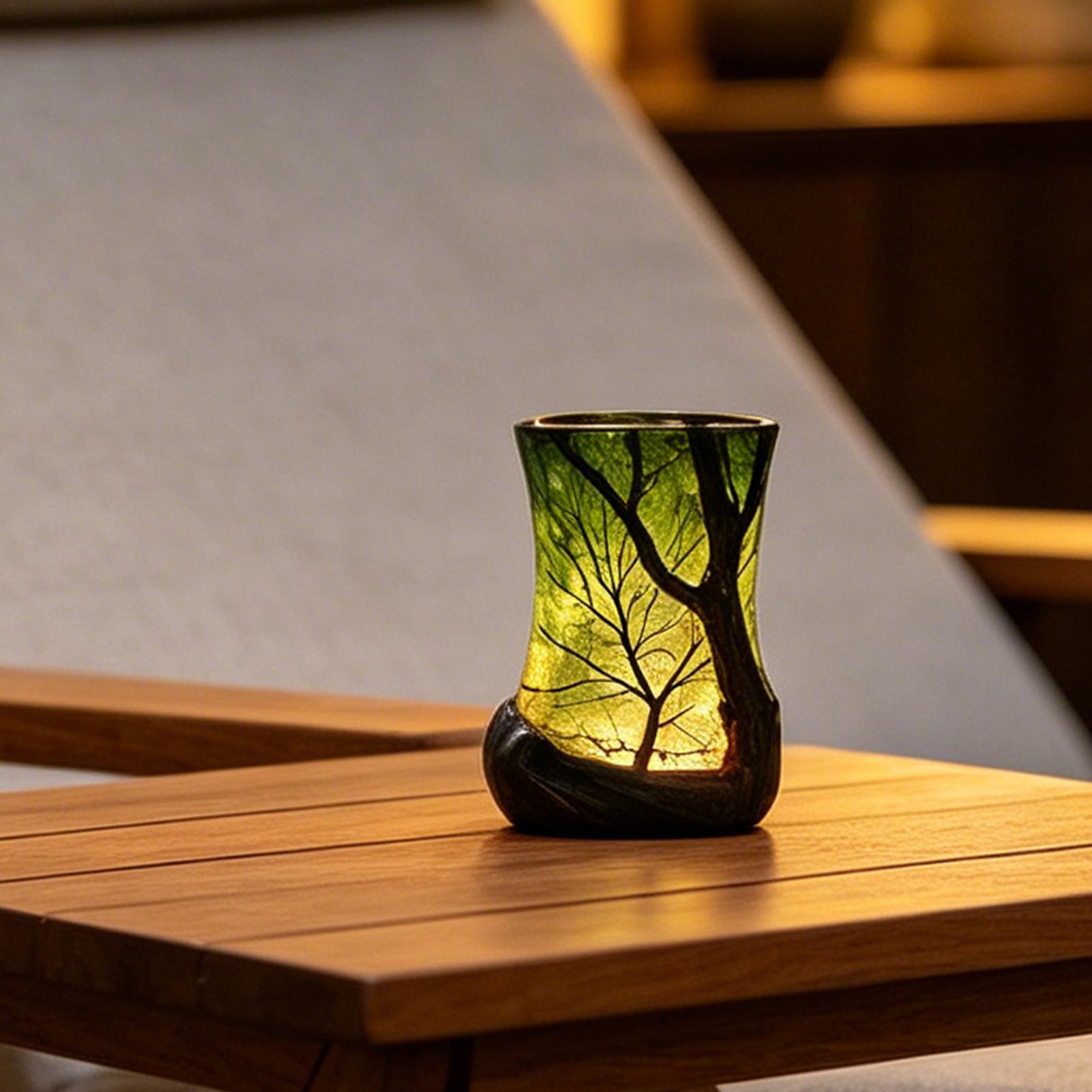 Bedside Table Lamp Forest Nigh - Home Office Work Table avaliação e preço
