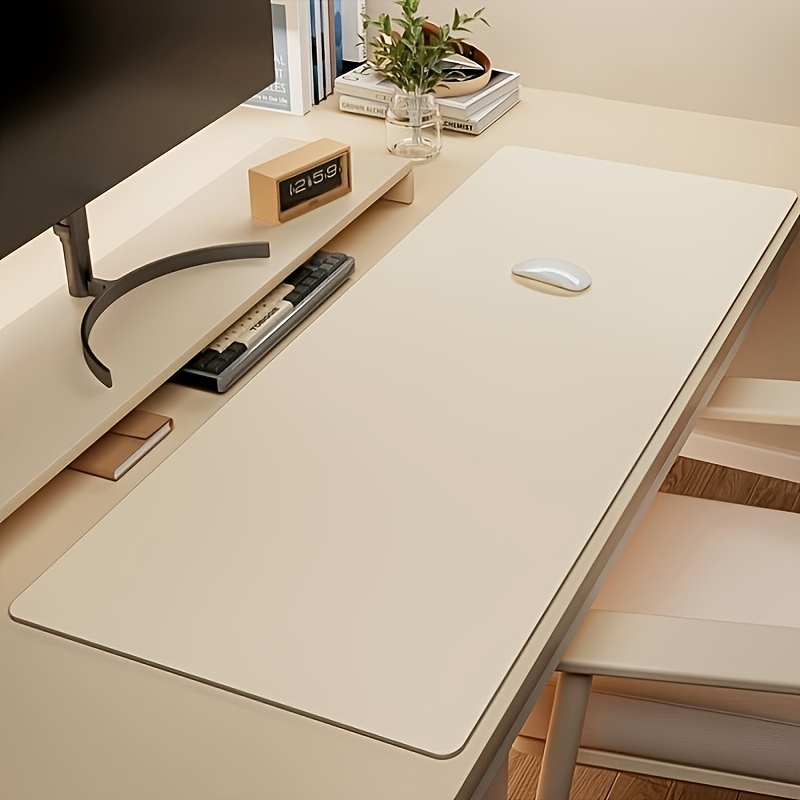 1pc Large Faux Leather Mouse P - Desk Mat Leather avaliação e preço