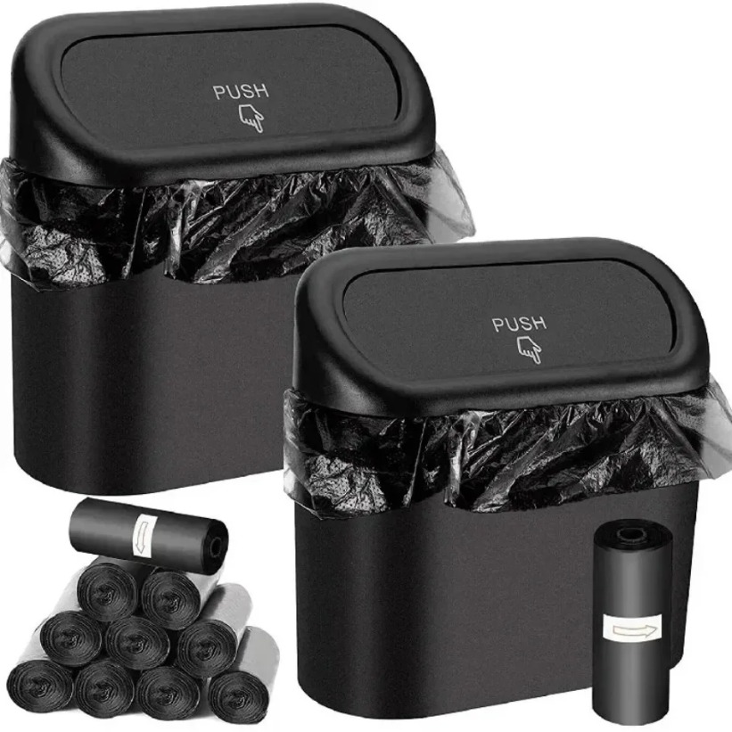 New Car Trash Can (with Lid) 3 - Home Office Call Center avaliação e preço