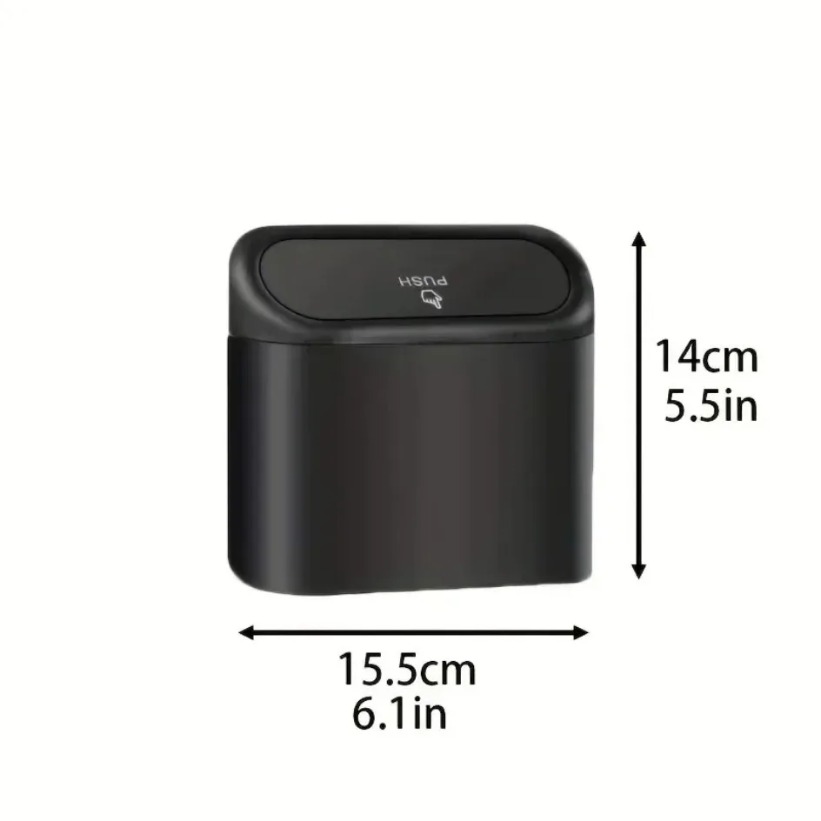 New Car Trash Can (with Lid) 3 - Home Office Call Center avaliação e preço
