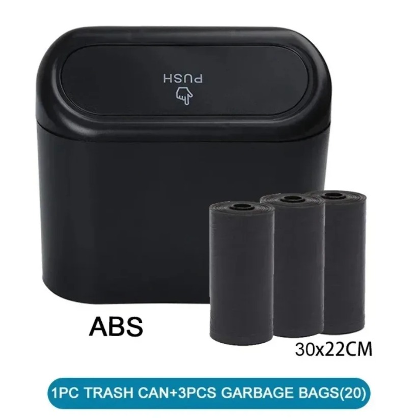 New Car Trash Can (with Lid) 3 - Home Office Call Center avaliação e preço