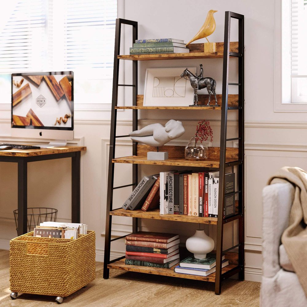 Industrial Bookshelves and Boo - Home Office Living Room avaliação e preço