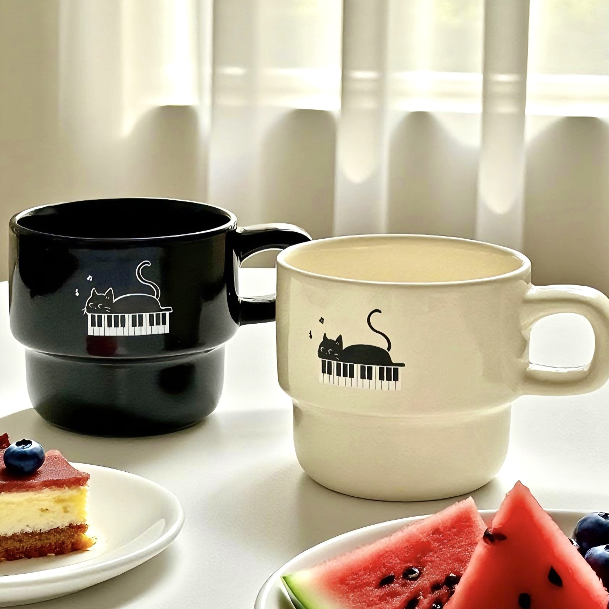 Ceramic Coffee Mug Piano Desig - Home Office Design Ideas avaliação e preço