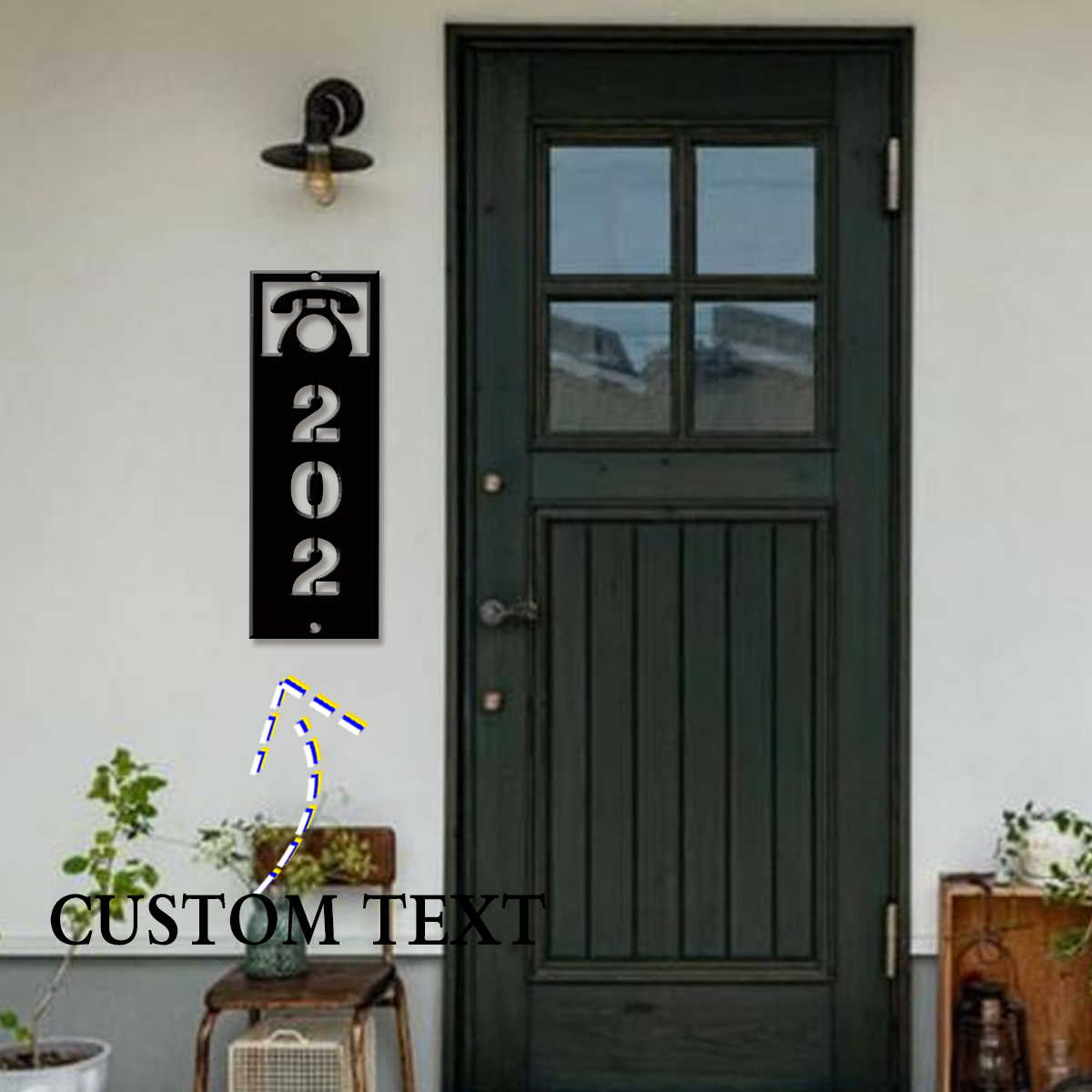 1Pc Custom modern Metal Street - Home Office Windows avaliação e preço