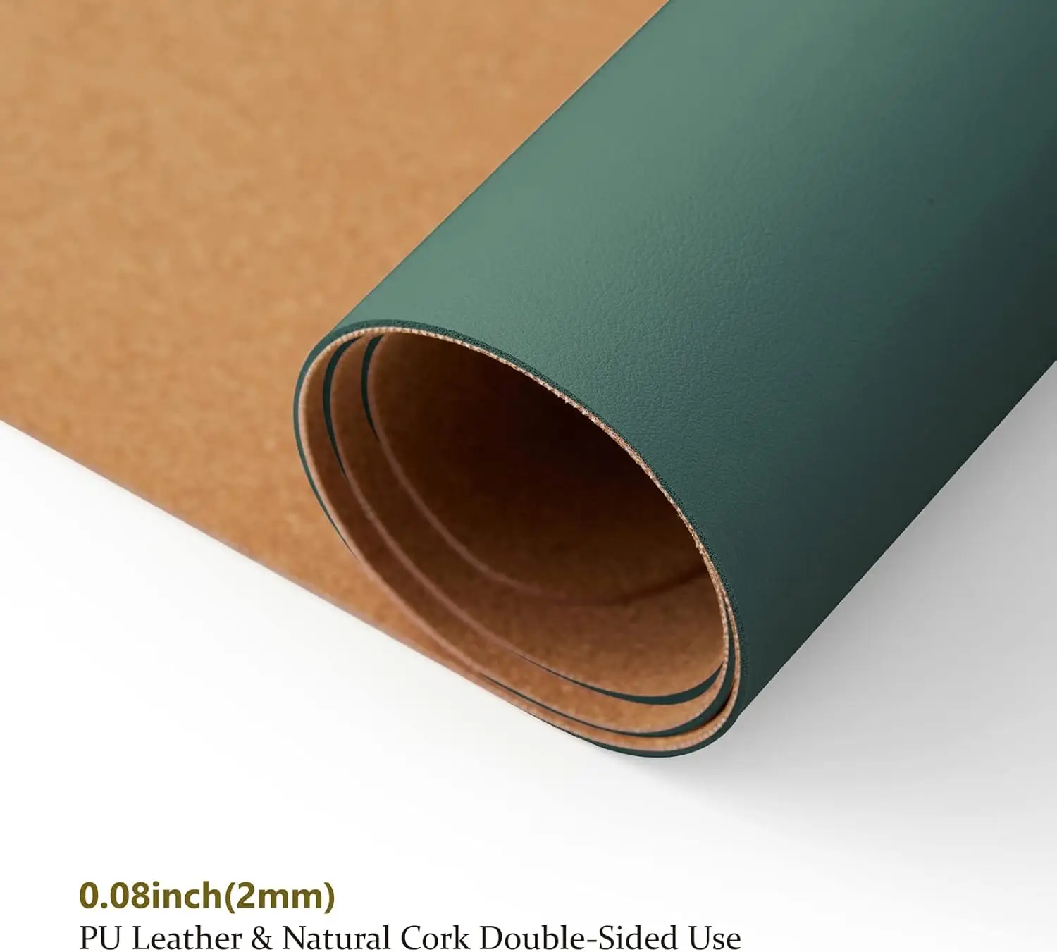 Cork Desk Mat Dual-Sided Desk  - Desk Mat Leather avaliação e preço