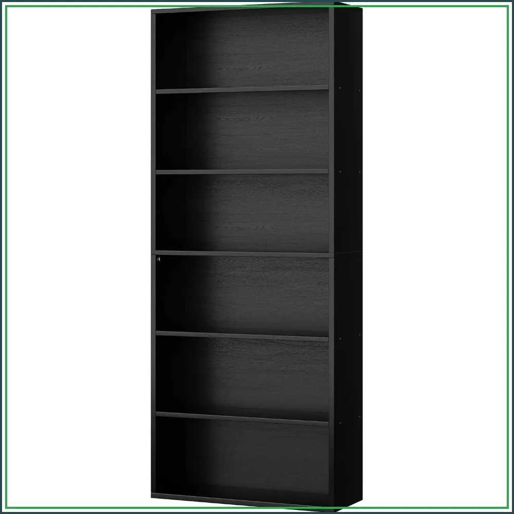 6-Tier Tall Open Bookcase, 70. - Home Office Living Room avaliação e preço
