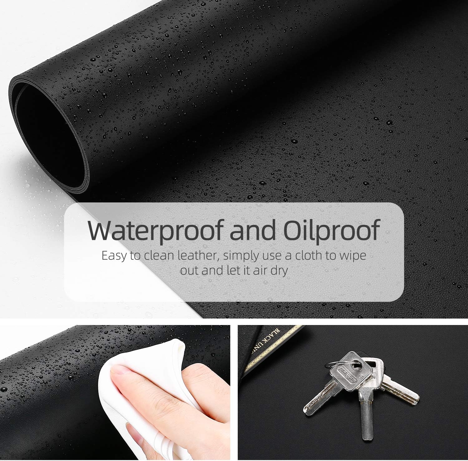 Dual-Sided Desk Pad Protector, - Desk Mat Leather avaliação e preço