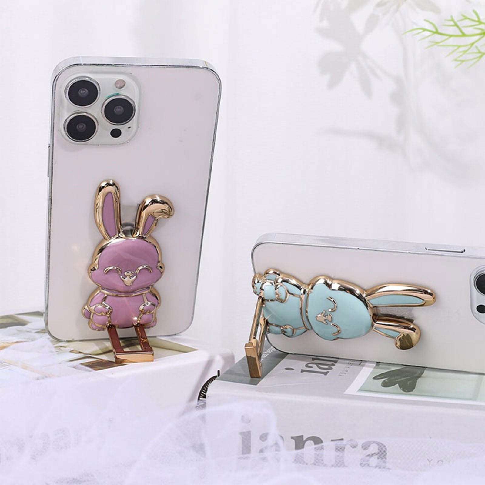‌Foldable Bunny Phone Stand Un - Home Office Call Center avaliação e preço