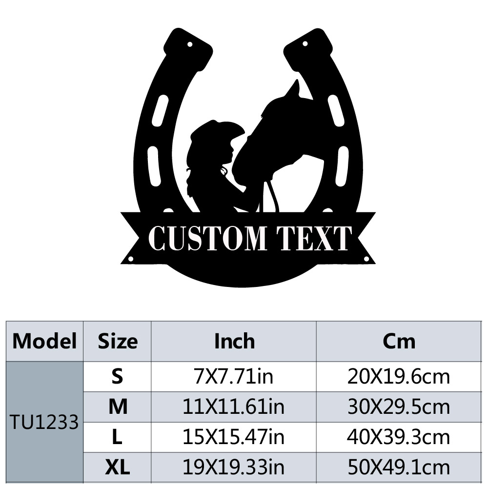 1pc Fashion Customized Horsesh - Home Office Living Room avaliação e preço