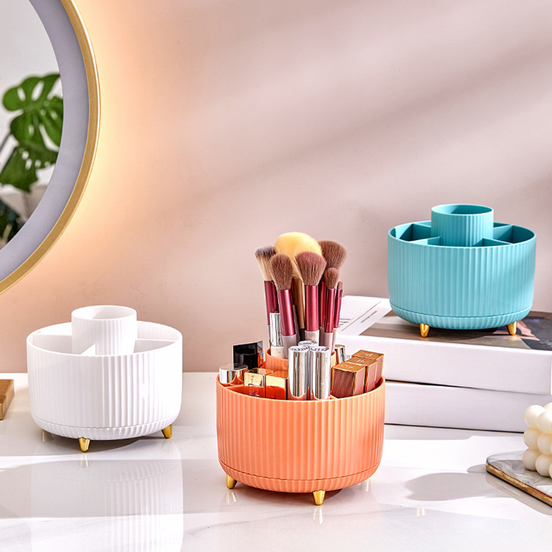 1Pcs 360° Rotating Makeup Brus - Home Office Work Table avaliação e preço