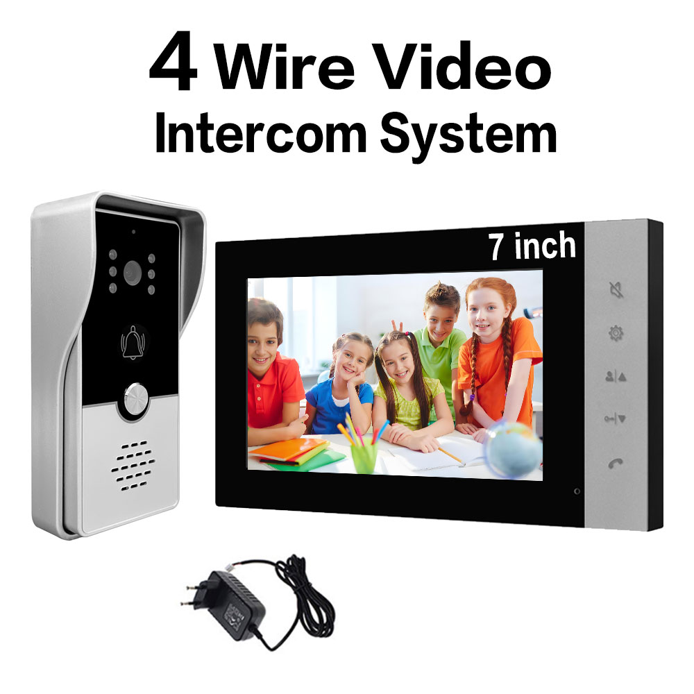 4 Wire 7 Inches Wired Video Do - Home Office Call Center avaliação e preço