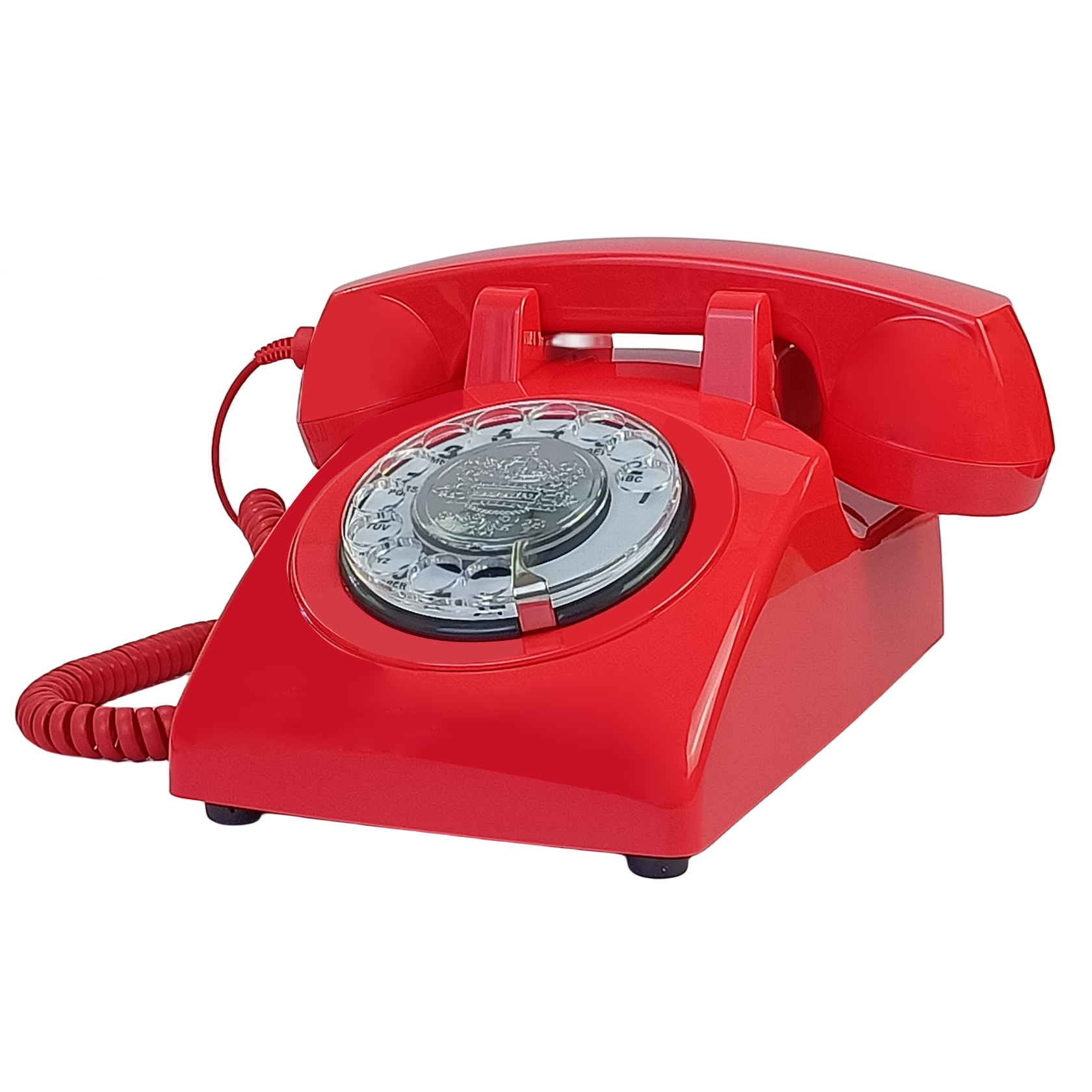 Red Corded Telephone, Classic  - Home Office Call Center avaliação e preço