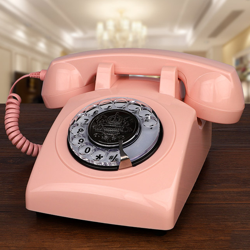 Red Corded Telephone, Classic  - Home Office Call Center avaliação e preço