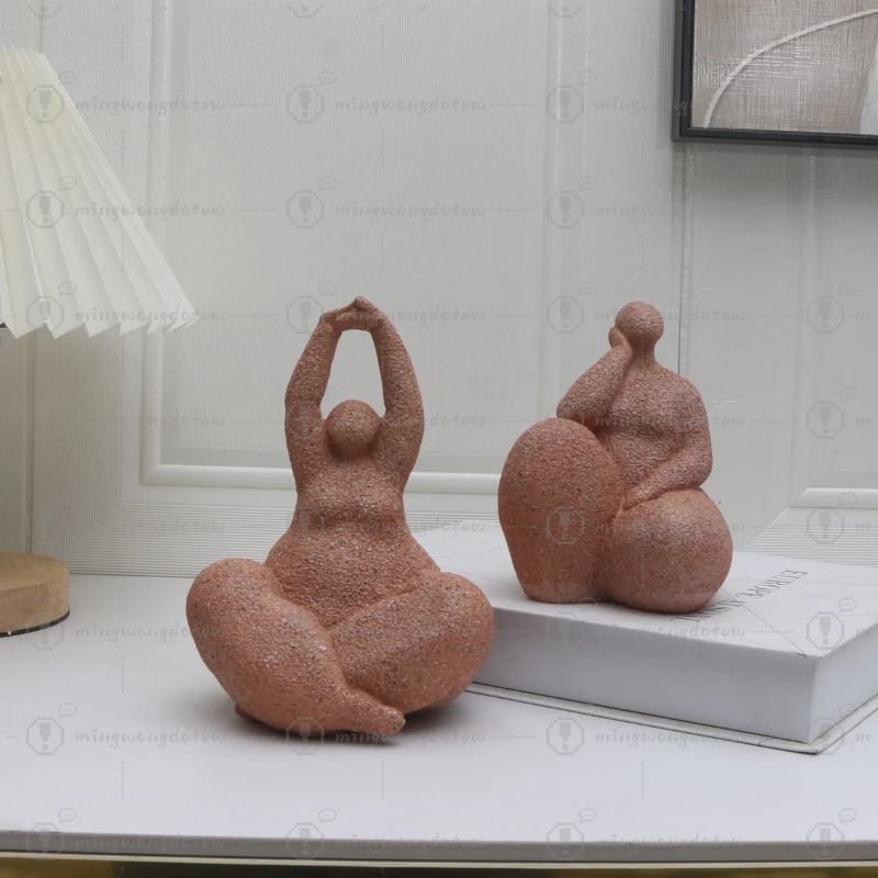 1pc, Sandstone Resin  Chubby W - Home Office Living Room avaliação e preço