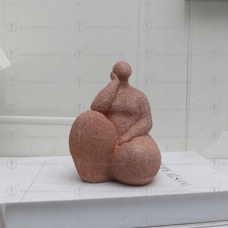 1pc, Sandstone Resin  Chubby W - Home Office Living Room avaliação e preço