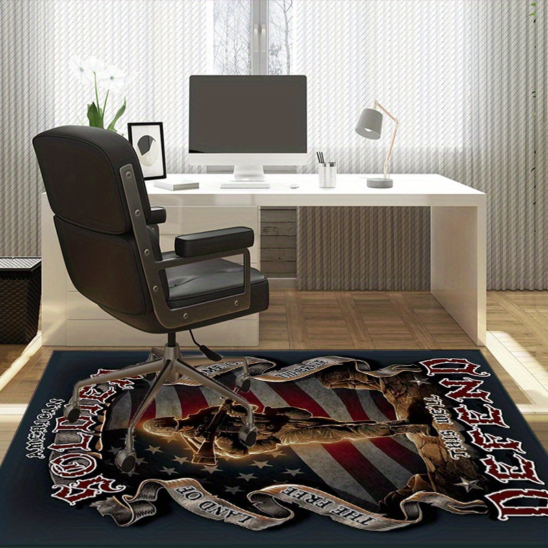 American Soldier Patriotic Rug - Home Office Design Ideas avaliação e preço