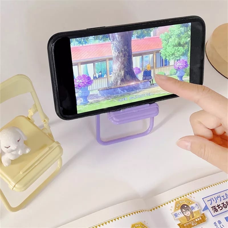 Cute Chair Phone Holder Stand  - Home Office Living Room avaliação e preço