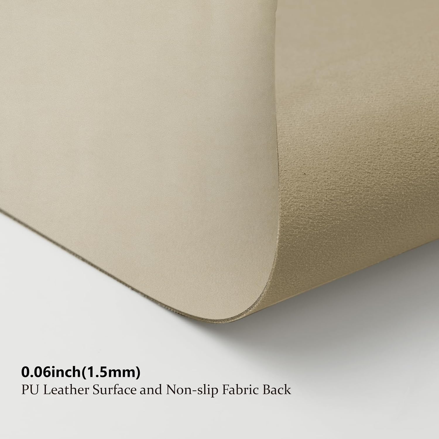 PU Leather Desk Mat Non-Slip f - Desk Mat Leather avaliação e preço