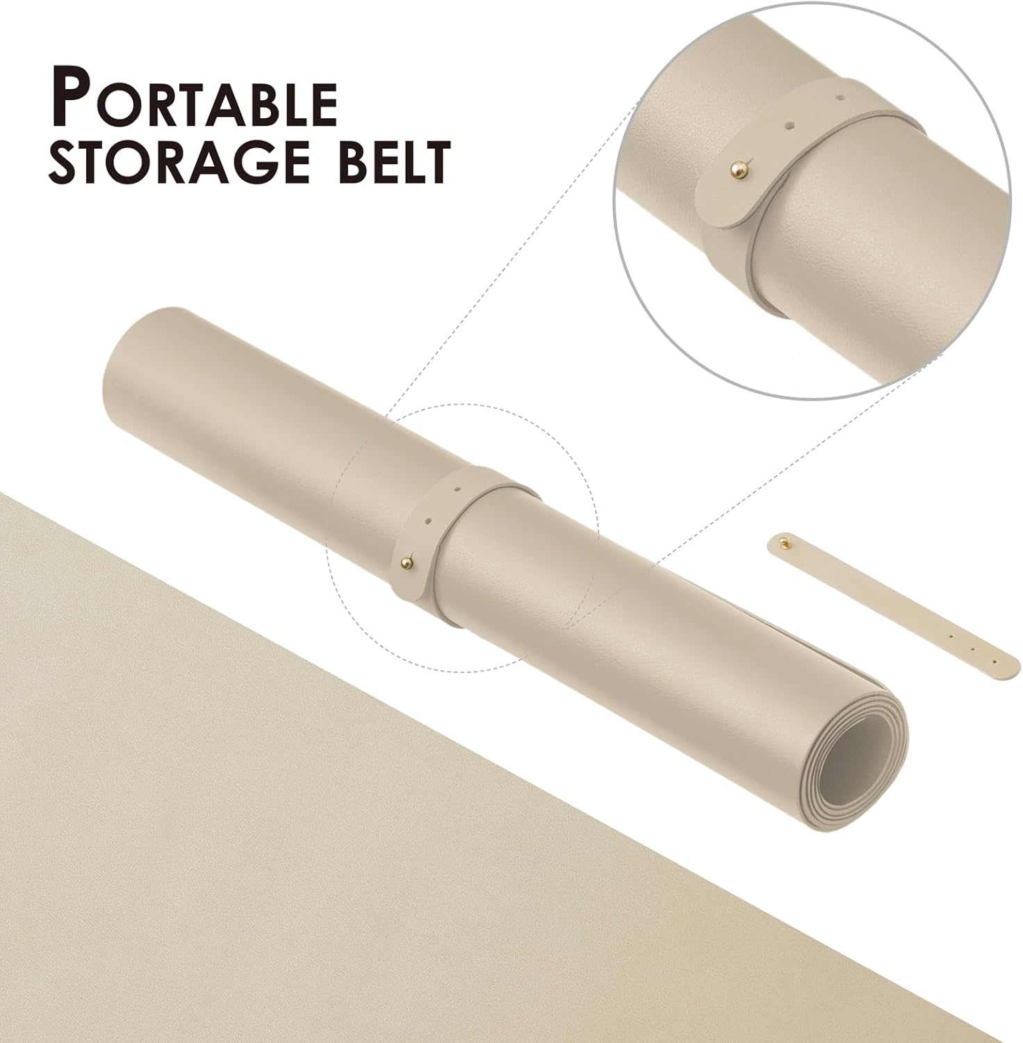 PU Leather Desk Mat Non-Slip f - Desk Mat Leather avaliação e preço