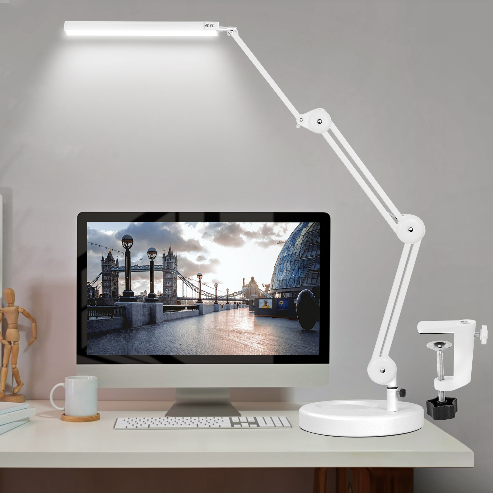 EOOKU EU/US 12V Table Lamp wit - Home Office Work Table avaliação e preço