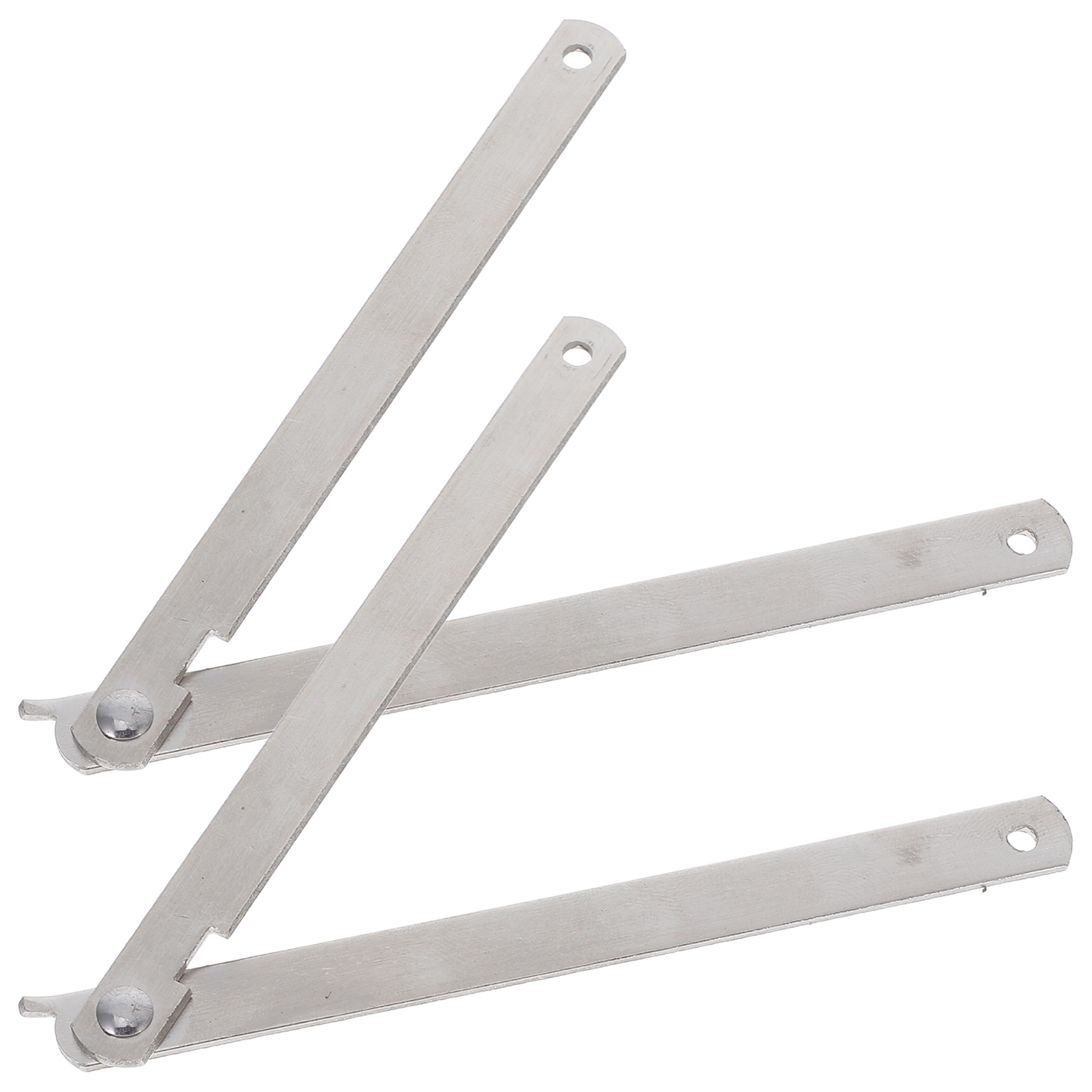 2Pcs Stainless Steel Folding T - Home Office Work Table avaliação e preço