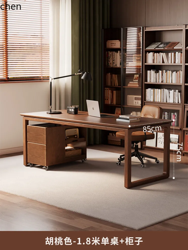 W5.19 Solid Wood Desk Study Ro - Home Office Living Room avaliação e preço