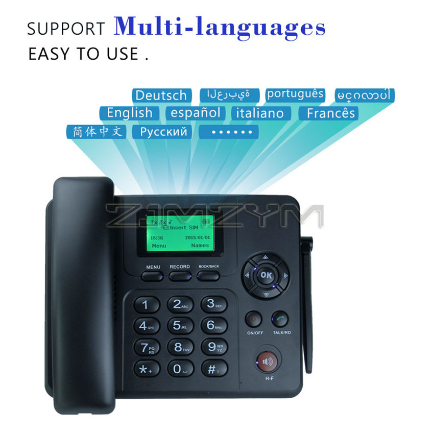 GSM Wireless Dual card Fixed p - Home Office Call Center avaliação e preço