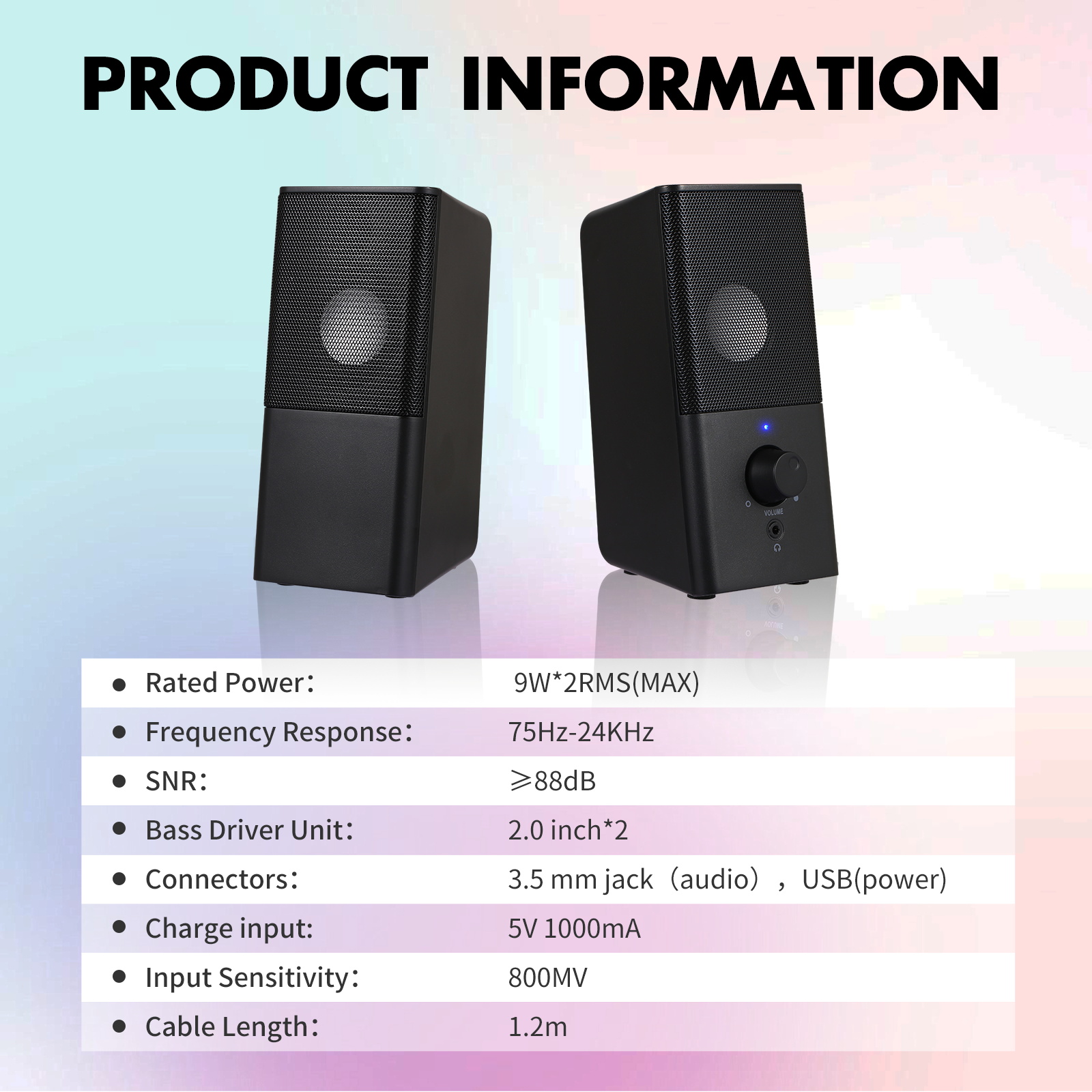 Multimedia Computer Speaker De - Home Office Call Center avaliação e preço