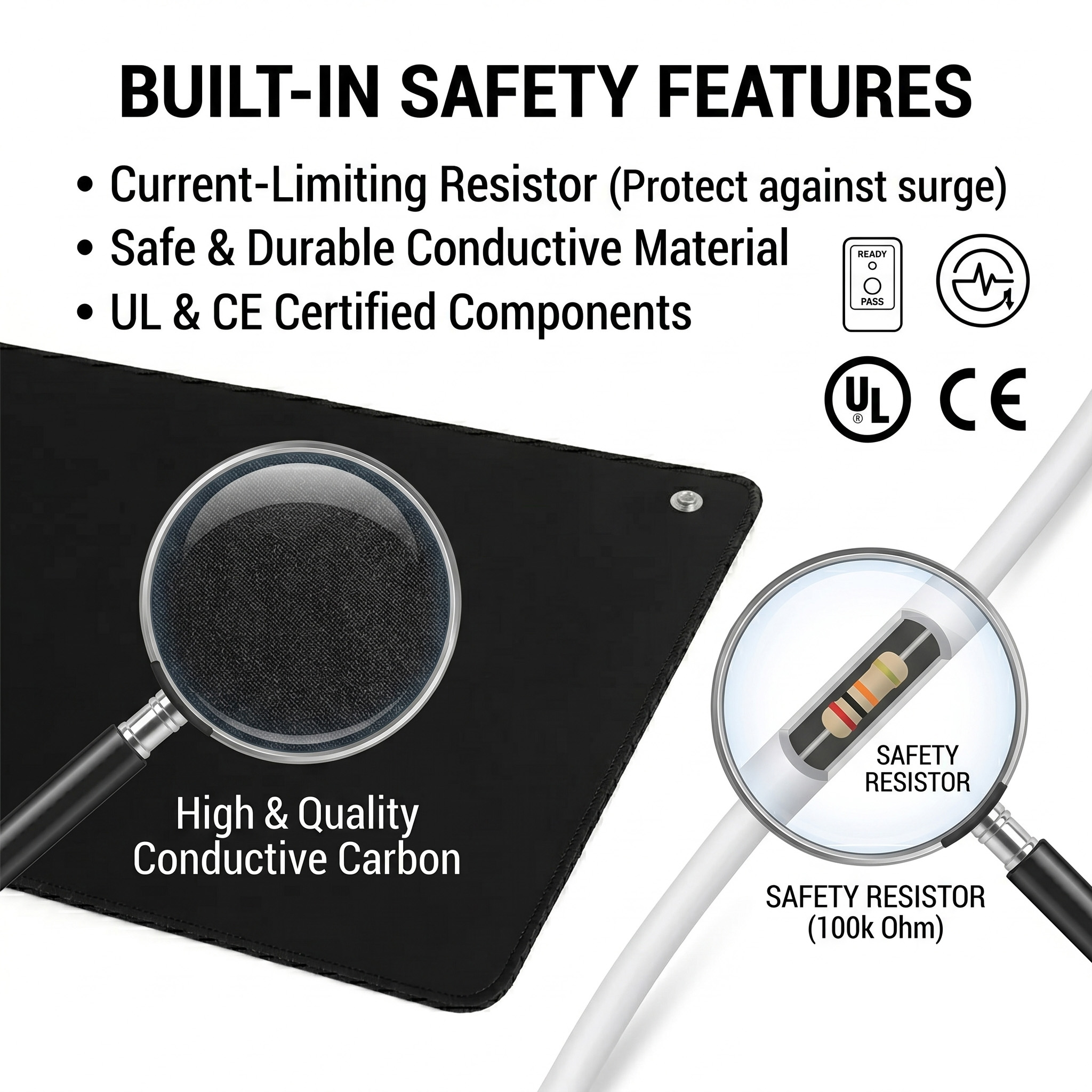 3mm PU Leather Grounding Mat E - Desk Mat Leather avaliação e preço