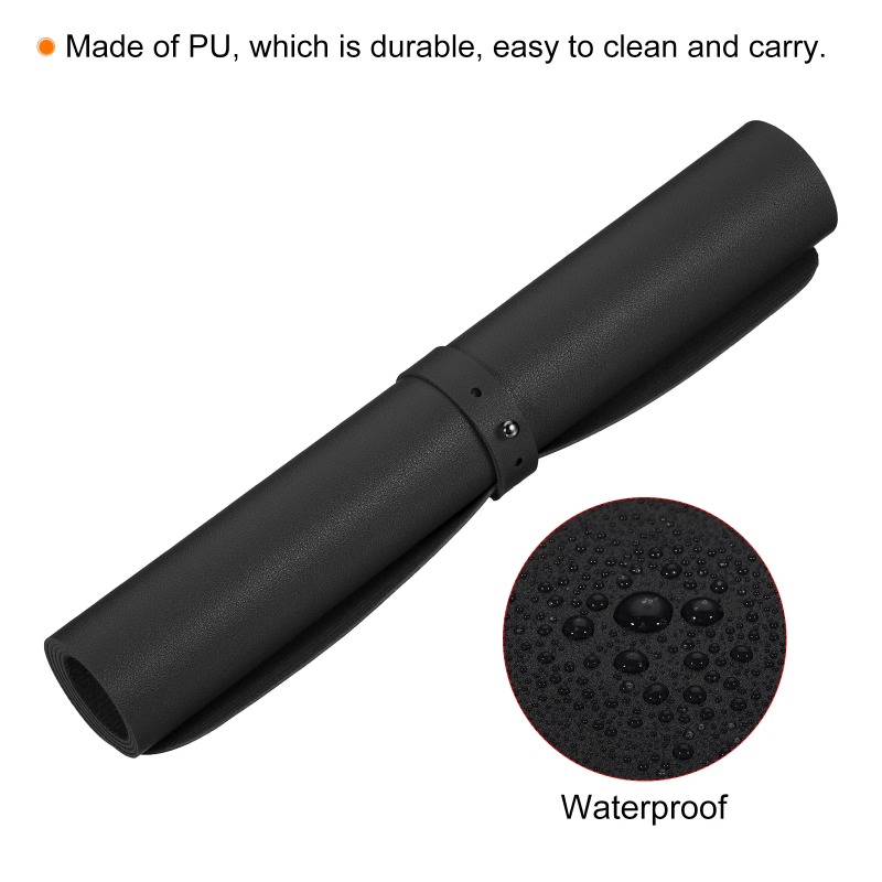 PU Leather Waterproof Writing  - Desk Mat Leather avaliação e preço